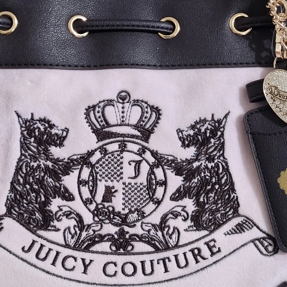 Juicy Couture Classic Scottie Dog Daydreamer Tote Pink NWT - Picture 3 of 9